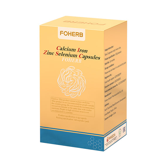 FOHERB Calcium · Iron · Zinc · Selenium Capsules
