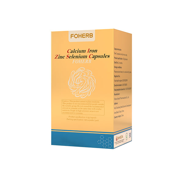 FOHERB Calcium · Iron · Zinc · Selenium Capsules