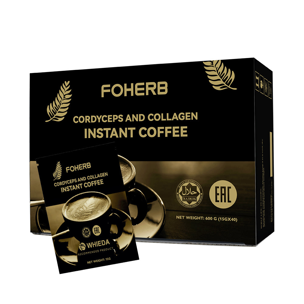 FOHERB Functional Coffee with Cordyceps & Collagen