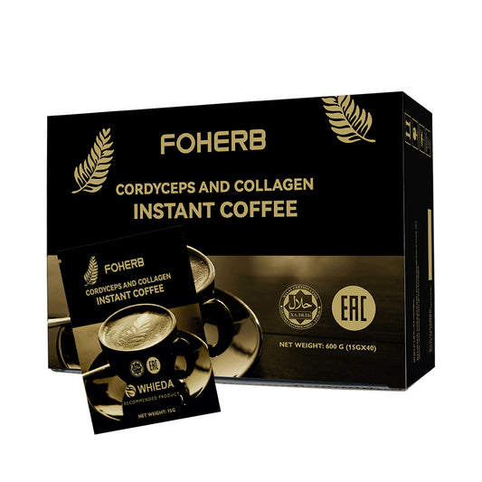 FOHERB Functional Coffee with Cordyceps & Collagen